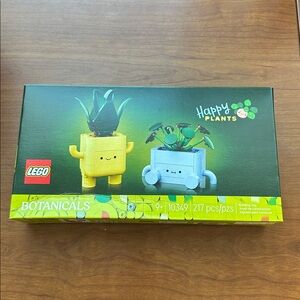 LEGO Botanical Collection with Yellow and Blue Planters, brand new!